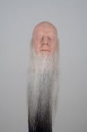 Beard, Light grey, 40 cm / 16"